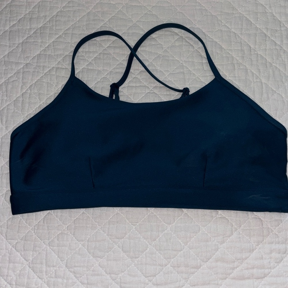 All navy sports bra